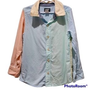 Oshkosh Button Down Pastels Block colors